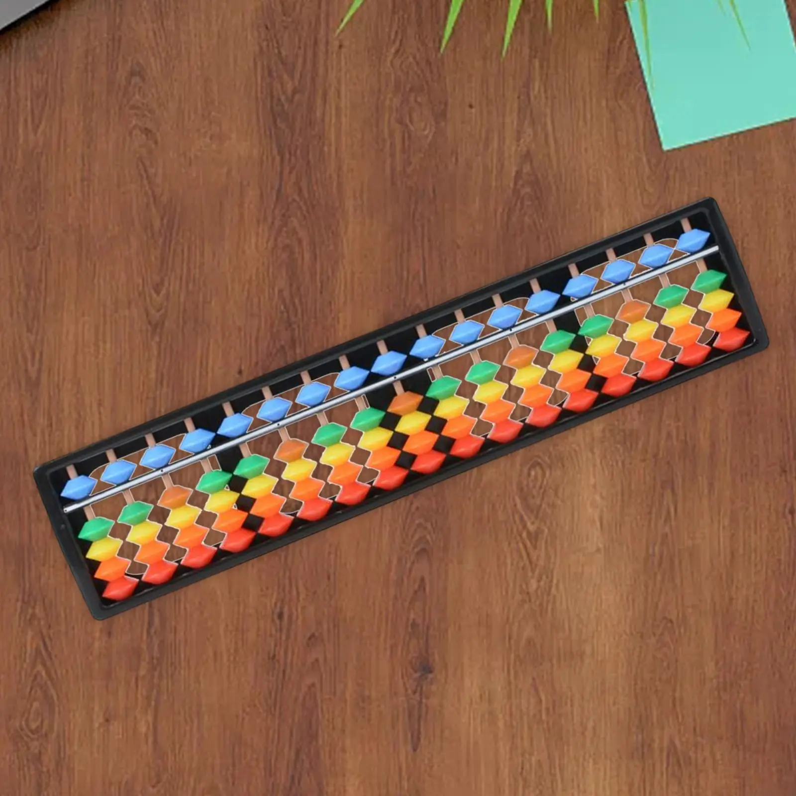 Ábaco Montessori de madera para aprender a contar y sumar - imagen 2
