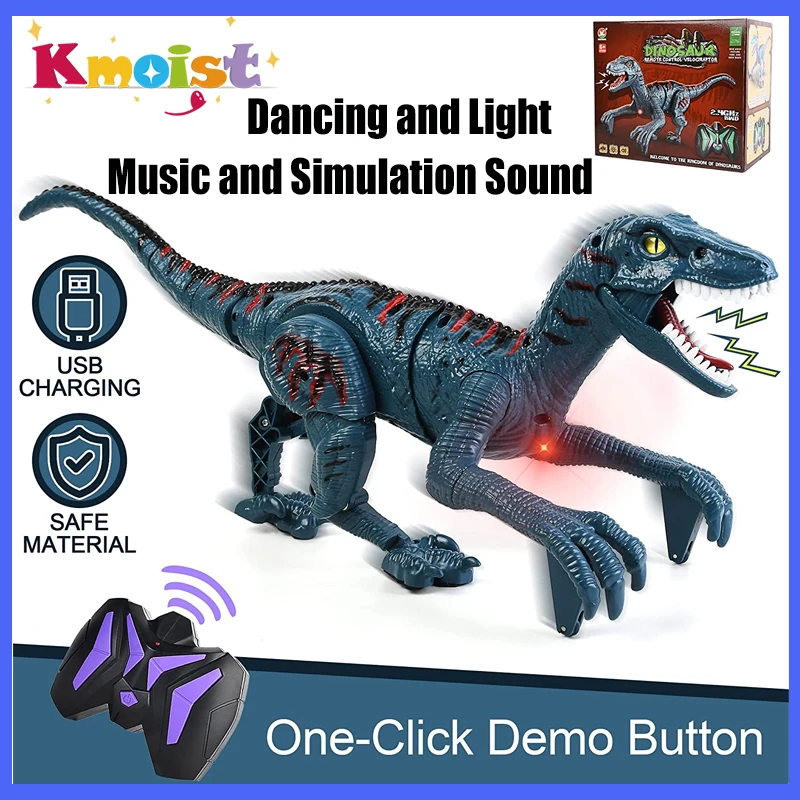 Dinosaurio de control remoto Velociraptor eléctrico Raptor