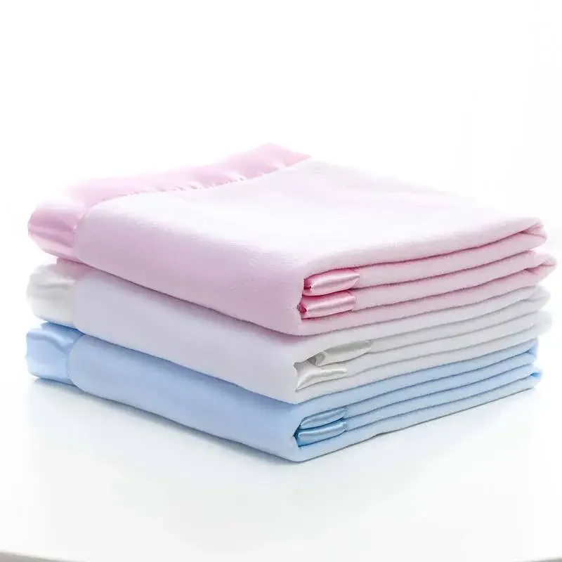 Manta polar para niños en color sólido, suave y práctica para dormir - imagen 2