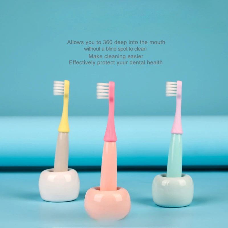 Cepillo de dientes infantil de piel suave para niños 2-5 años - imagen 3