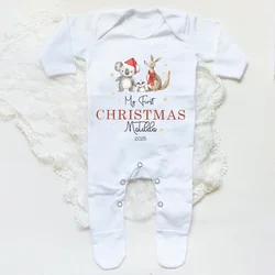 Pijama navideño personalizado para bebé – Mi primera Navidad