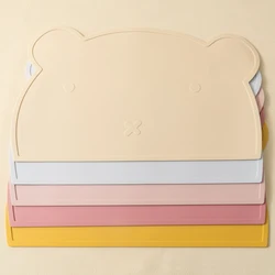 Mantel silicona para bebé – Impermeable con forma de oso