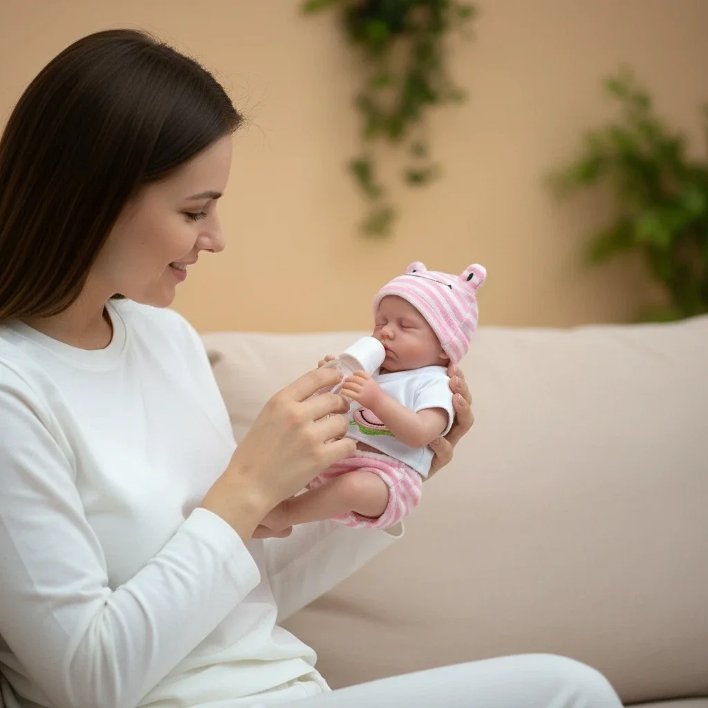 Muñeca reborn realista de silicona flexible RebornLoulou - imagen 5