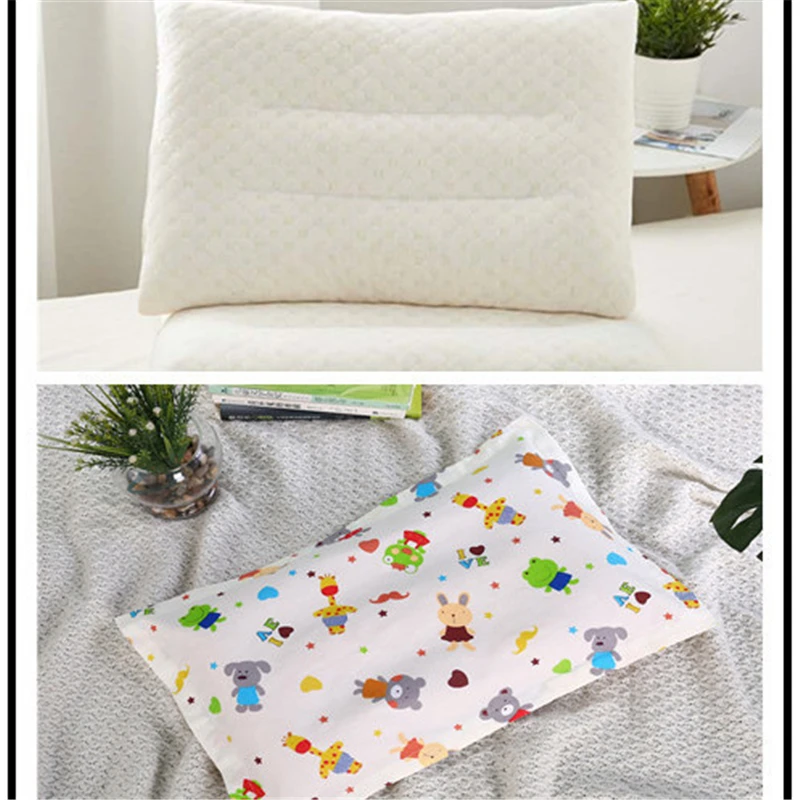 Almohada transpirable para bebé con soporte cervical, suave y pequeña