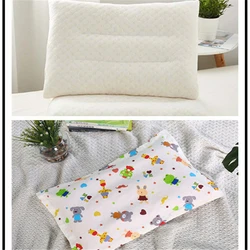 Almohada transpirable para bebé con soporte cervical, suave y pequeña