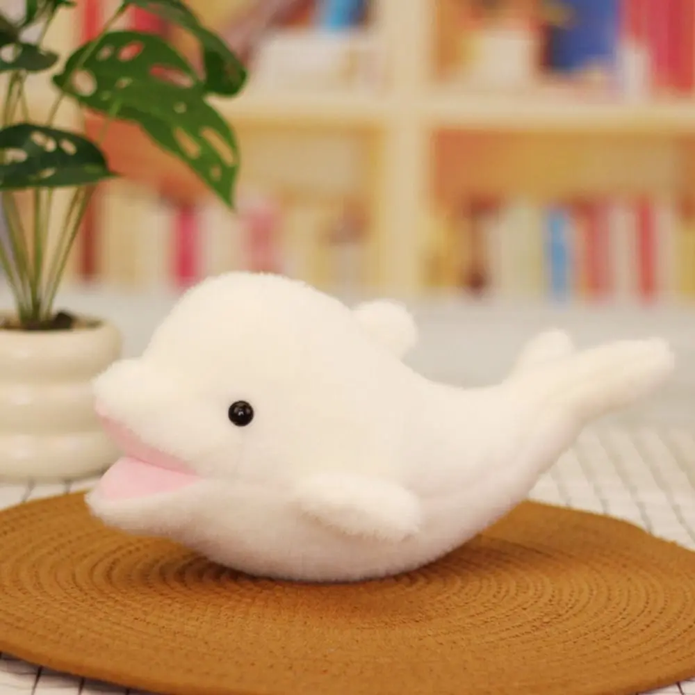 Peluche delfín suave de algodón, animal marino esponjoso hecho a mano - imagen 2