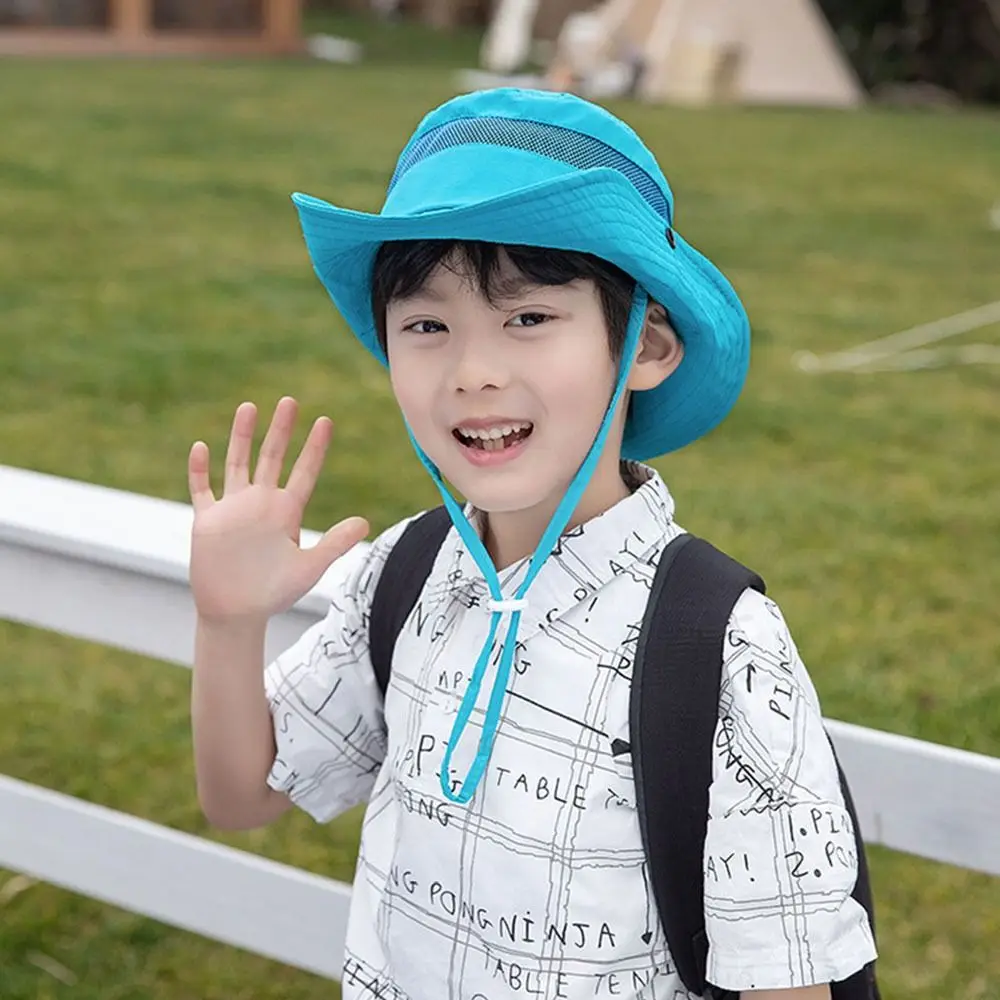 Sombrero de sol con protección UV ajustable para niños - imagen 5