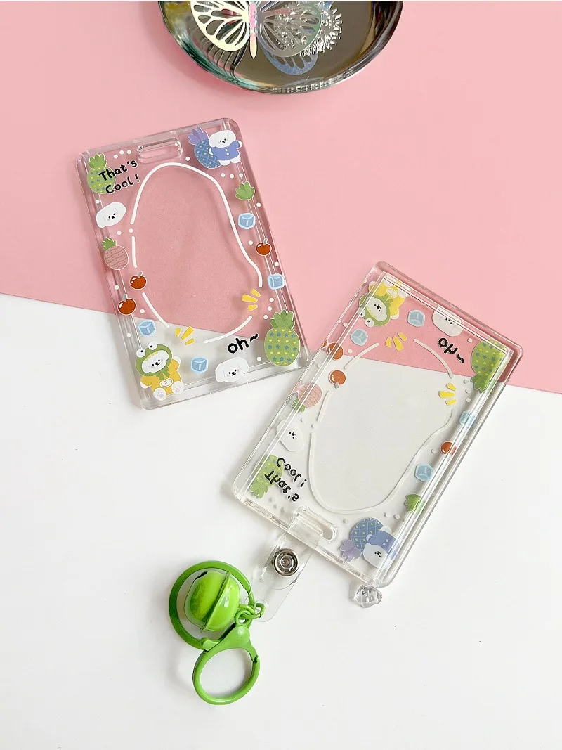 Porta tarjetas de identificación transparente con animales infantiles - imagen 4