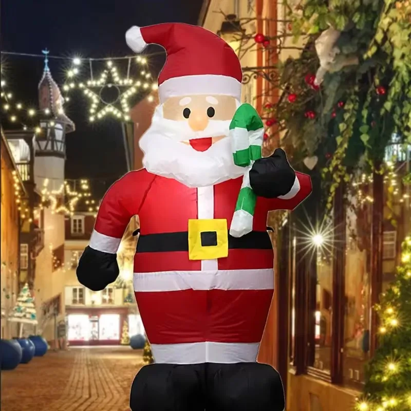 Juguete inflable luminoso de Navidad para interior y jardín