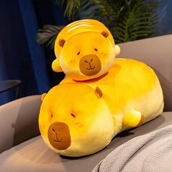 Peluche capibara suave, almohada cojín para dormir y sofá