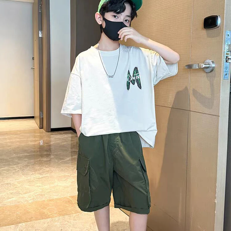 Conjunto verano niños: camiseta manga corta y pantalón informal - imagen 4