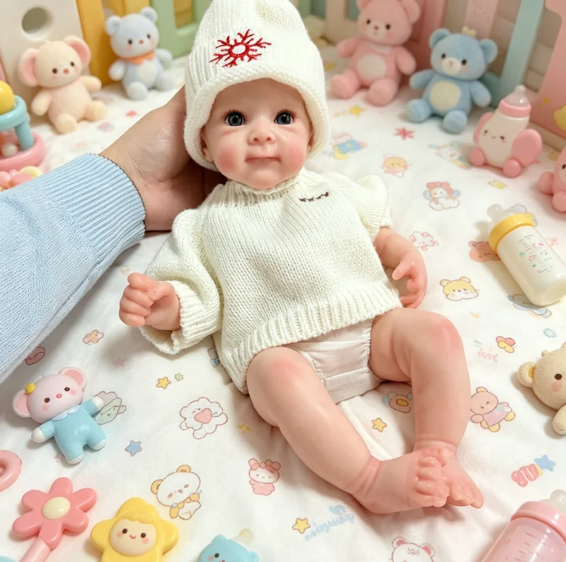 Muñeca reborn Bettie realista de silicona platino, tacto suave - imagen 2