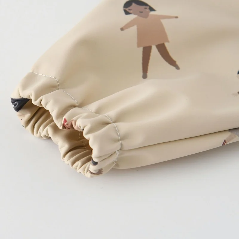 Babero impermeable de manga larga para bebé con bolsillo anti-manchas - imagen 5