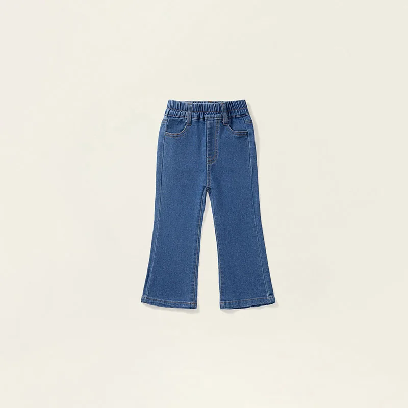Vaqueros ajustados azul denim para niña