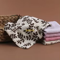 Babero toalla absorbente multiusos de algodón para bebé