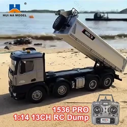 HUINA 1536PRO RC camión volquete oruga con luces y mando