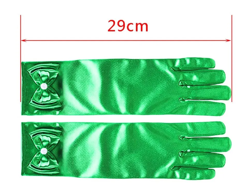 Guantes largos de princesa TPMG - colores brillantes