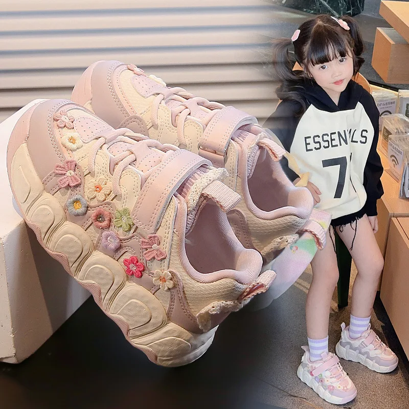Zapatillas niña transpirables con lazo – Diseño fresco primavera - imagen 4