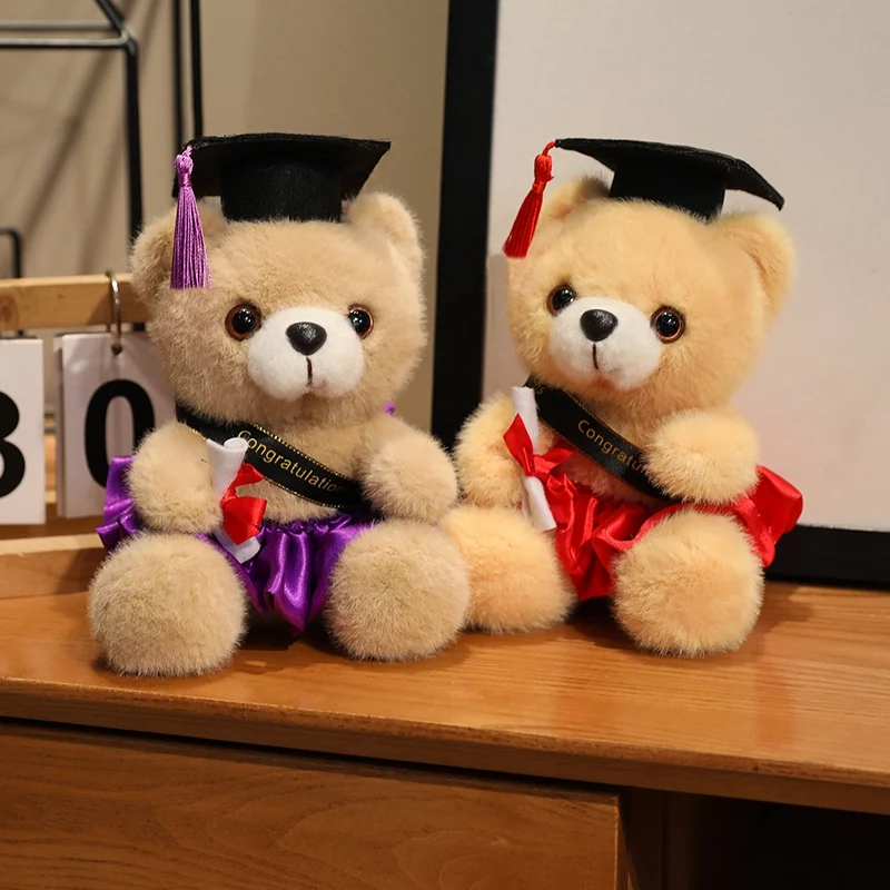 Dr.Bear Peluche oso doctor con sombrero de graduación - imagen 4