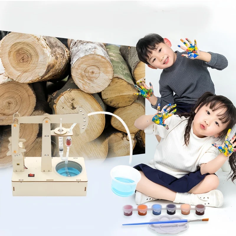 Kit STEM con bomba de agua DIY, experimento tecnológico - imagen 2