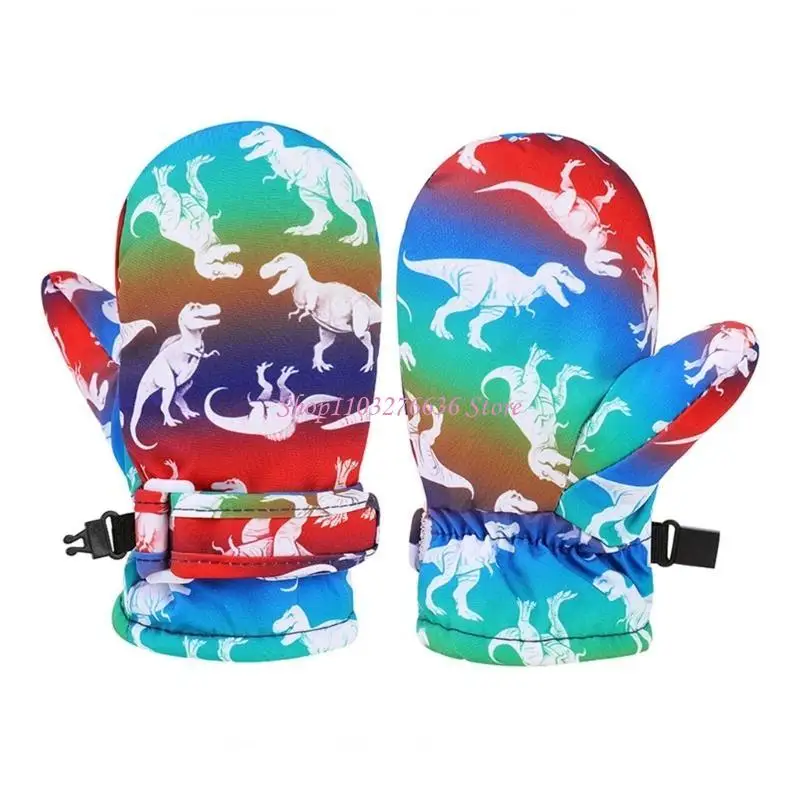 Guantes infantiles cálidos con diseño animal