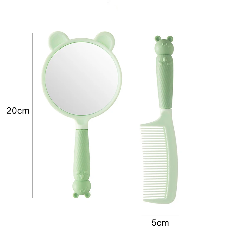 Maletín de maquillaje infantil con espejo, peine y brocha - imagen 2