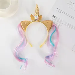 Diadema de unicornio para cumpleaños de niña – Accesorio cabello bebé