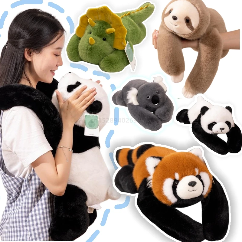 Peluche de brazos largos animales: panda, dinosaurio, mapache - imagen 4