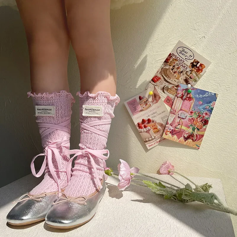 Calcetines de pantorrilla para niños - Suaves y transpirables, coreano - imagen 3