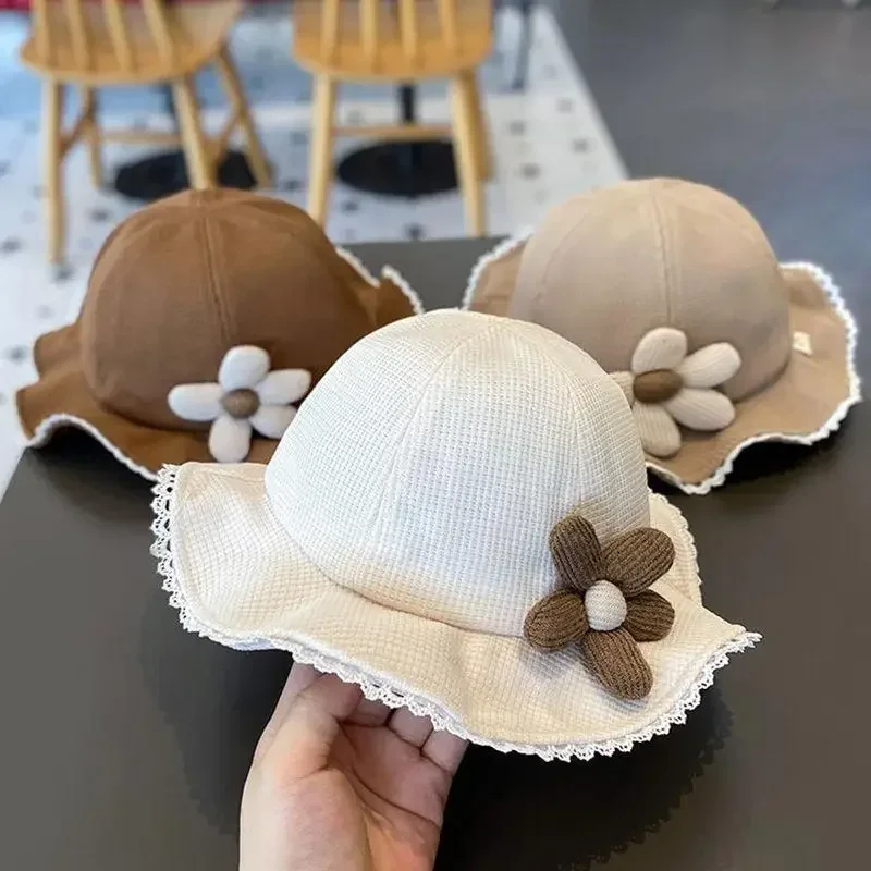 Sombrero de pescador Floral para niña – verano primavera - imagen 2