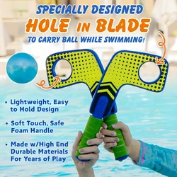Juego de hockey acuático para palas blandas flotantes infantil