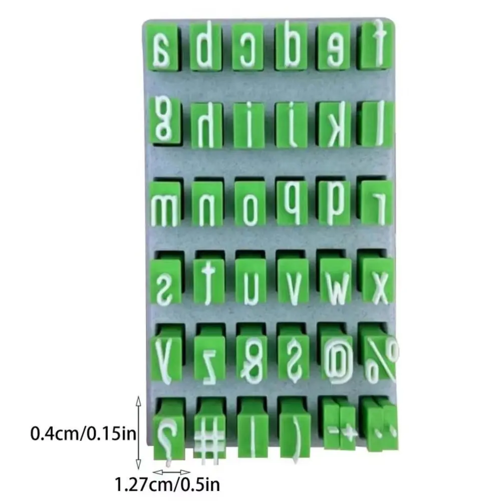 Letras para arcilla de cerámica con relieve para manualidades - imagen 2