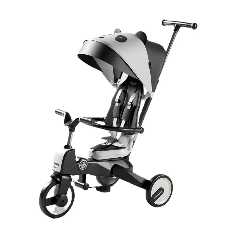 Triciclo infantil 3 ruedas – Plegable bidireccional y multifunción - imagen 3