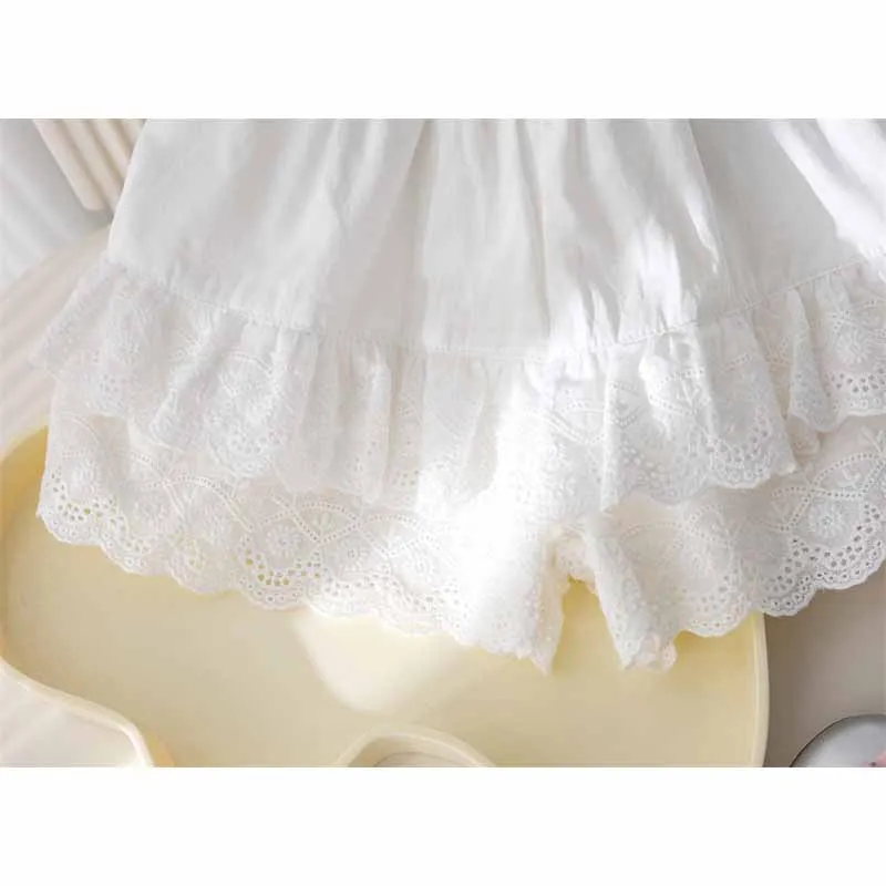 Pantalones cortos de verano para niña, estilo informal encaje - imagen 2