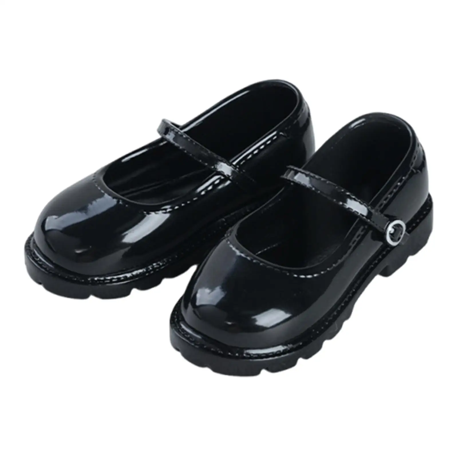 Zapatos de muñecas BJD planos con acabado clásico para disfraz