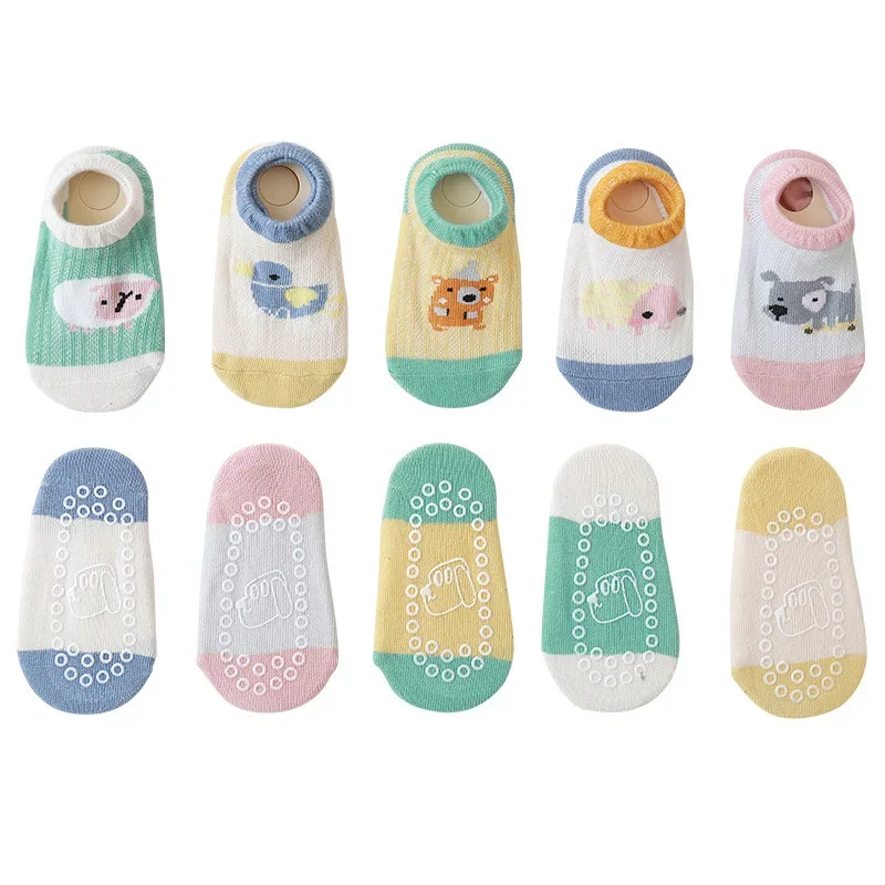 Calcetines de algodón finos con dibujo infantil