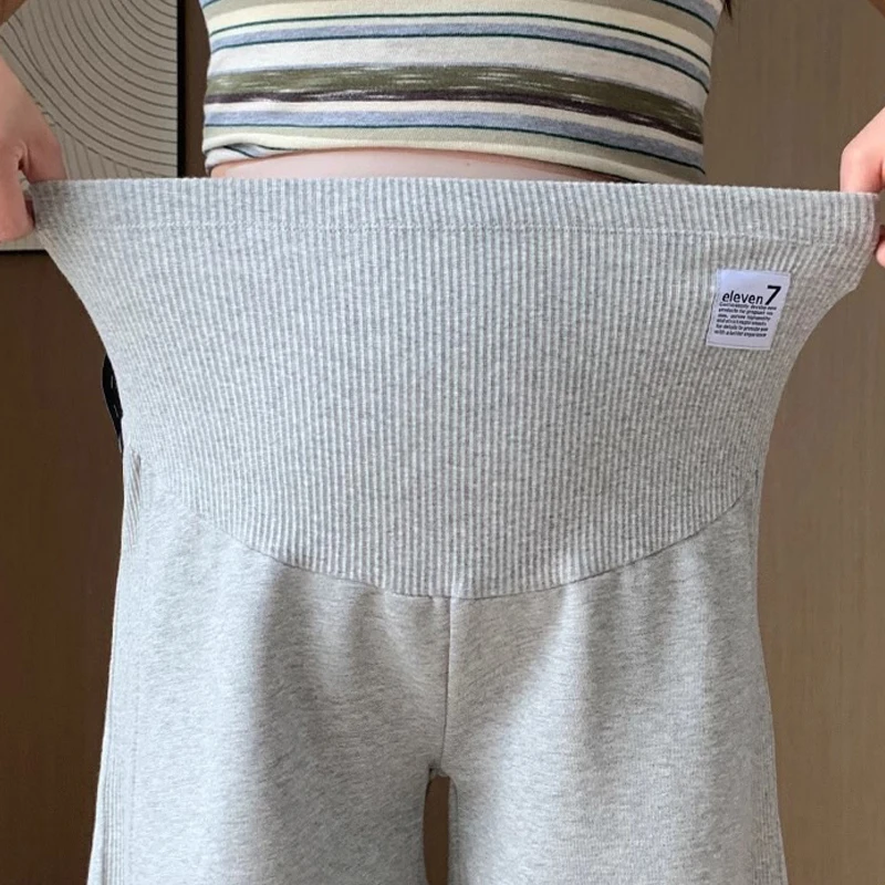 Pantalones cortos de maternidad de verano con ajuste para el vientre
