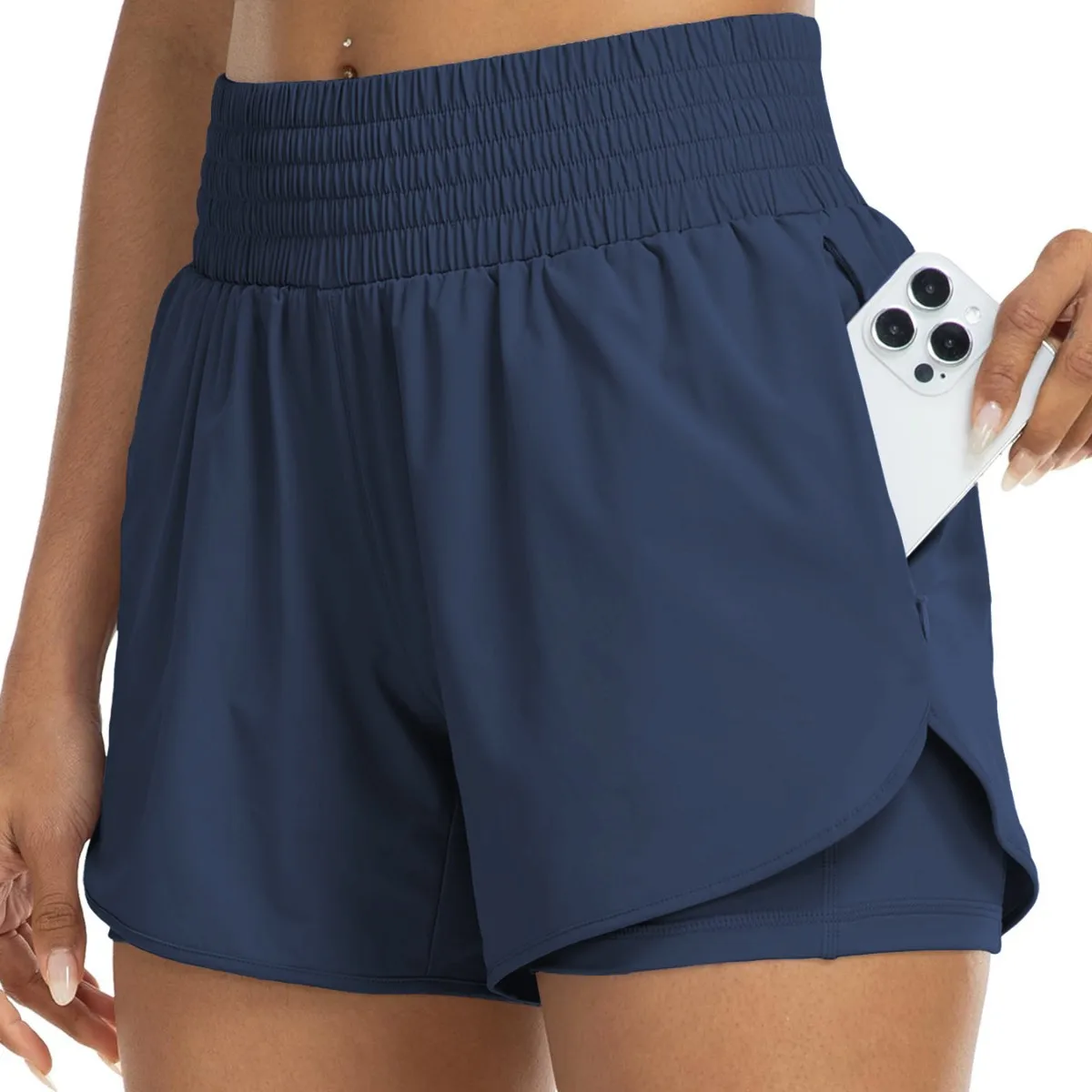 Shorts de yoga secado rápido para verano: correr y tenis - imagen 2
