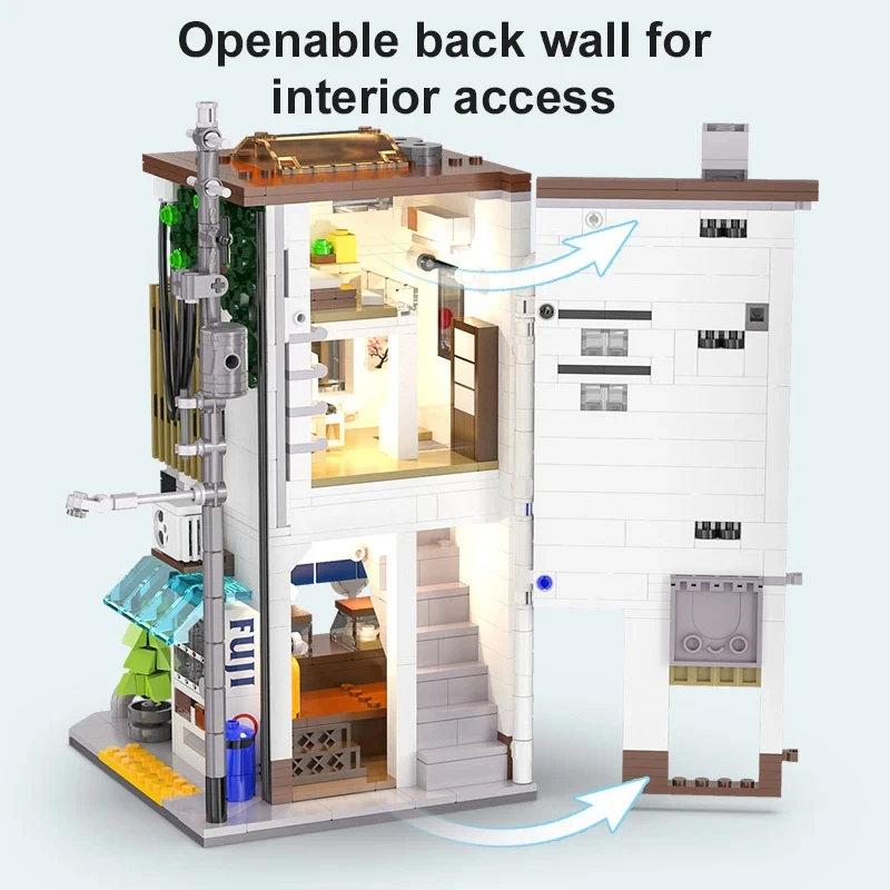 Juego de construcción Panadería y Tienda Japonesa para niños - imagen 2