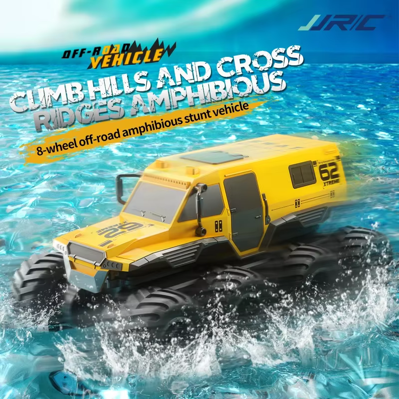 JJRC Coche teledirigido anfibio todoterreno con acrobacias para niños - imagen 2