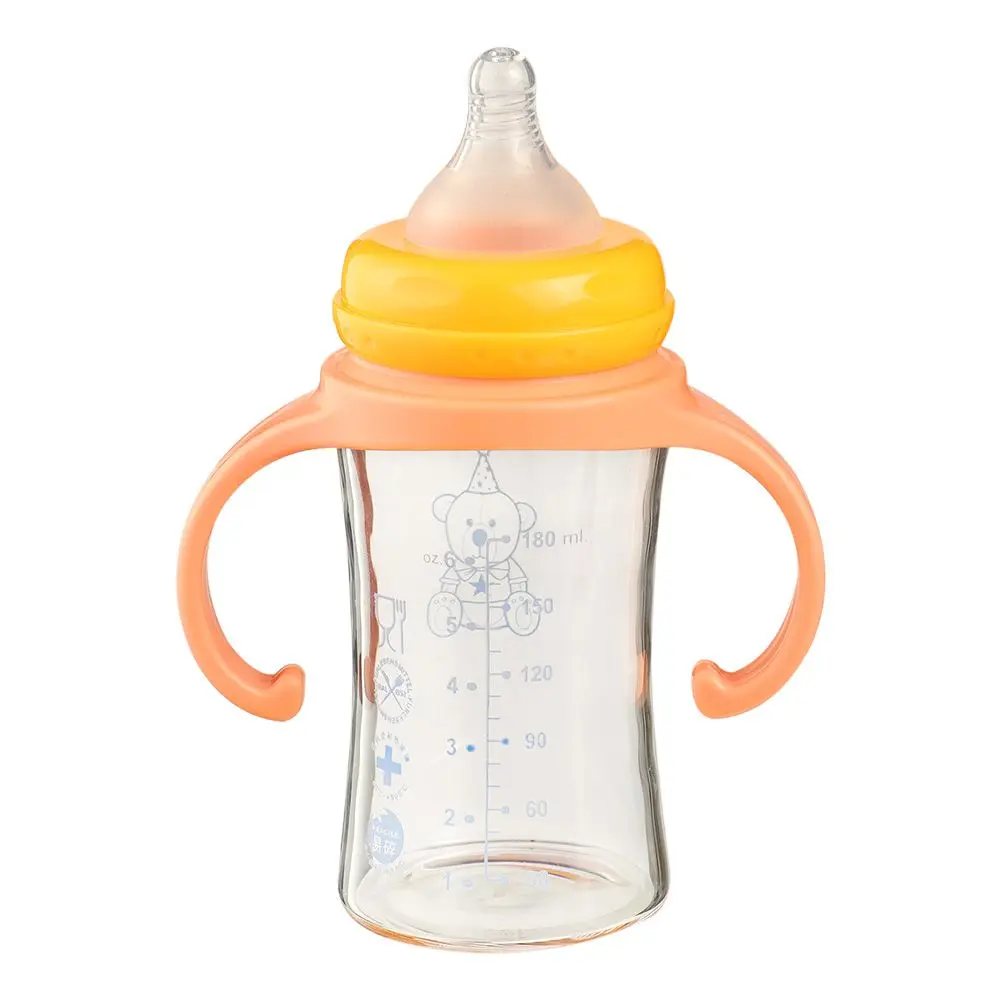 Biberón Natural de Vidrio – Boca Ancha con Agarre Ergonómico - imagen 5