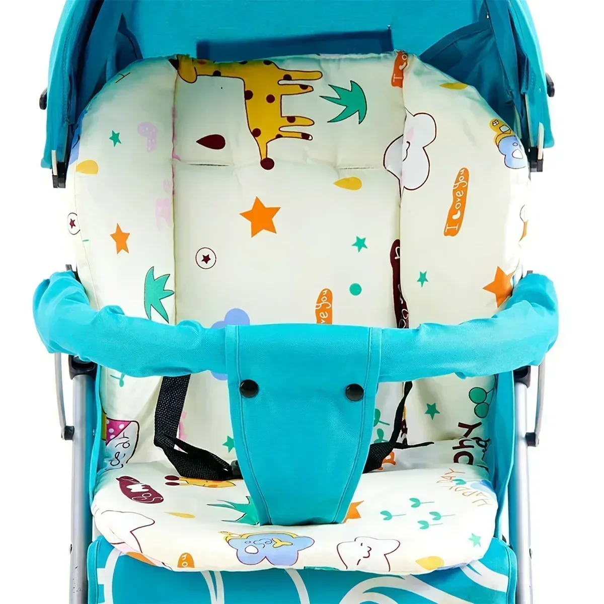 Cojín blandito de algodón para sillita de bebé – Estampado infantil