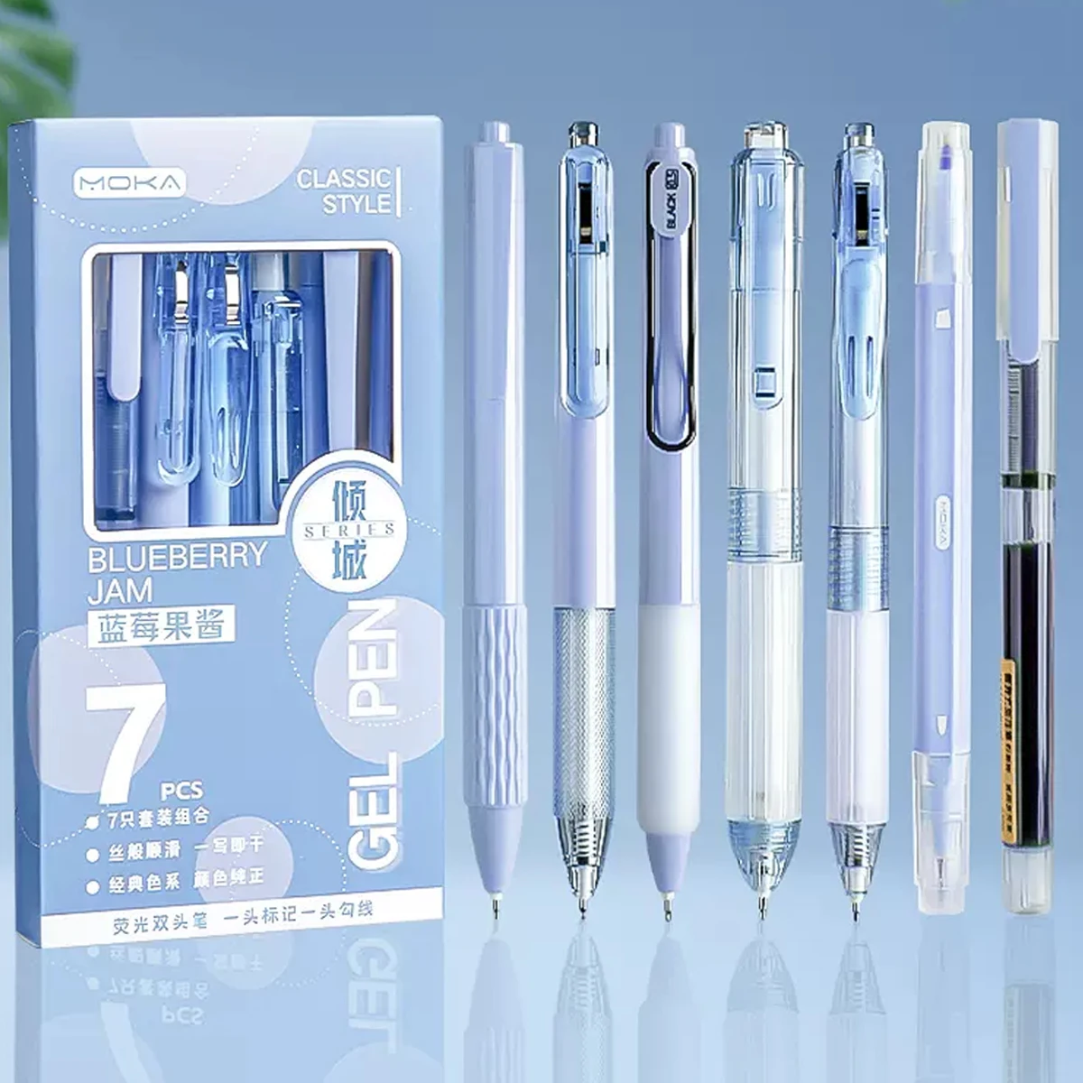Bolígrafo gel de 0,5mm para exámenes – Tinta de secado rápido para estudiantes - imagen 4