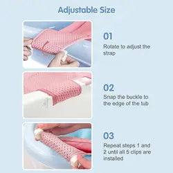 Cojín flotante antideslizante para baño de bebé