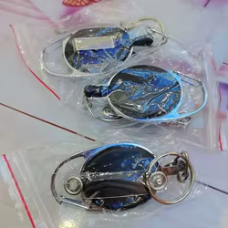 Portagafete retráctil ovalado antipérdida multicolor para niños