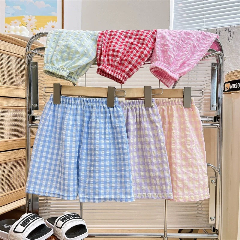 Pantalones cortos de verano para niños – tela ligera suelta - imagen 4