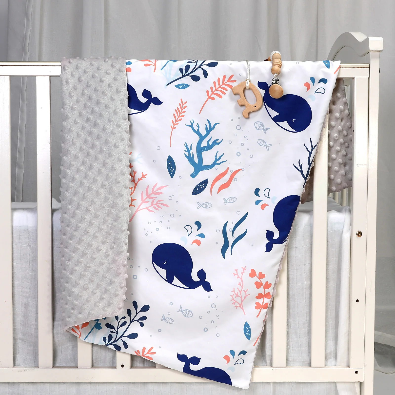 Manta suave Doudou envolvente para bebé – Cálida de invierno - imagen 2