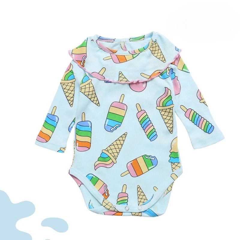 Mameluco para bebé niña con estampado