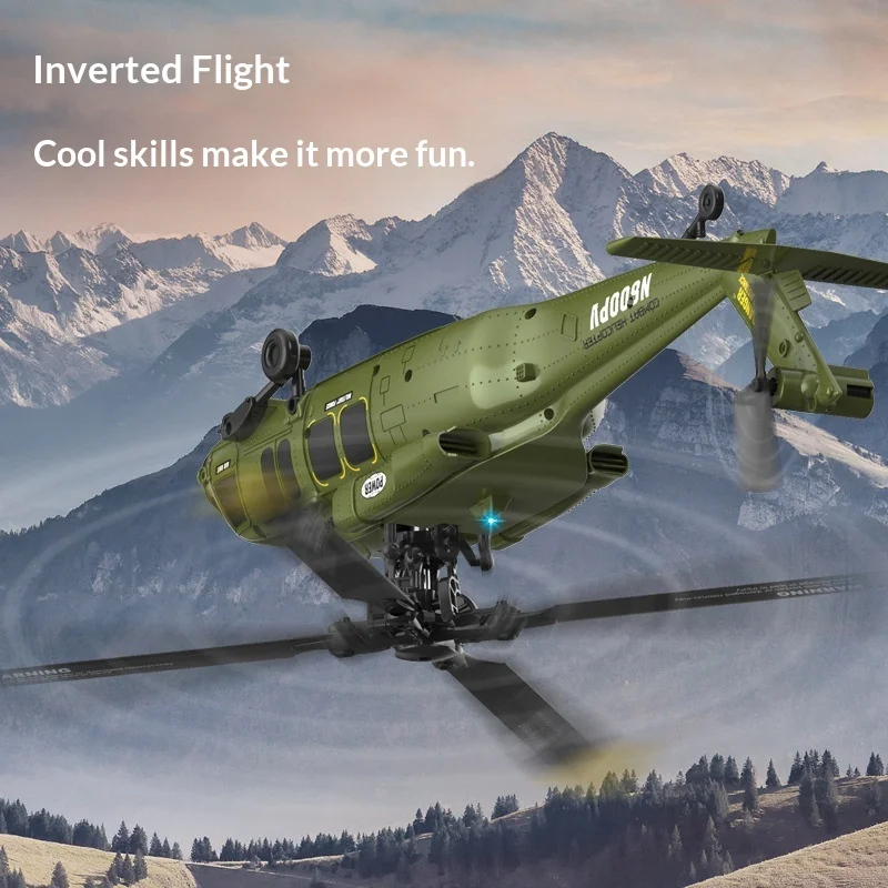 Helicóptero RC K200 sin escobillas con flujo óptico para acrobacias - imagen 2