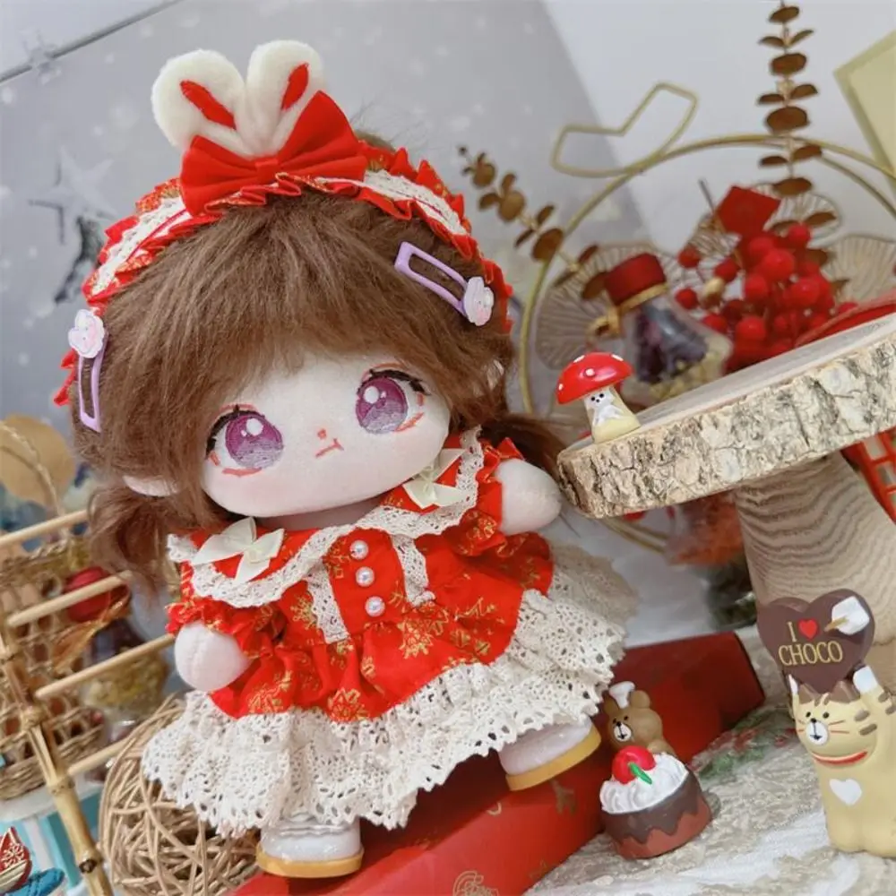 Conjunto de sirvienta para muñeca – Vestido, diadema y delantal - imagen 4